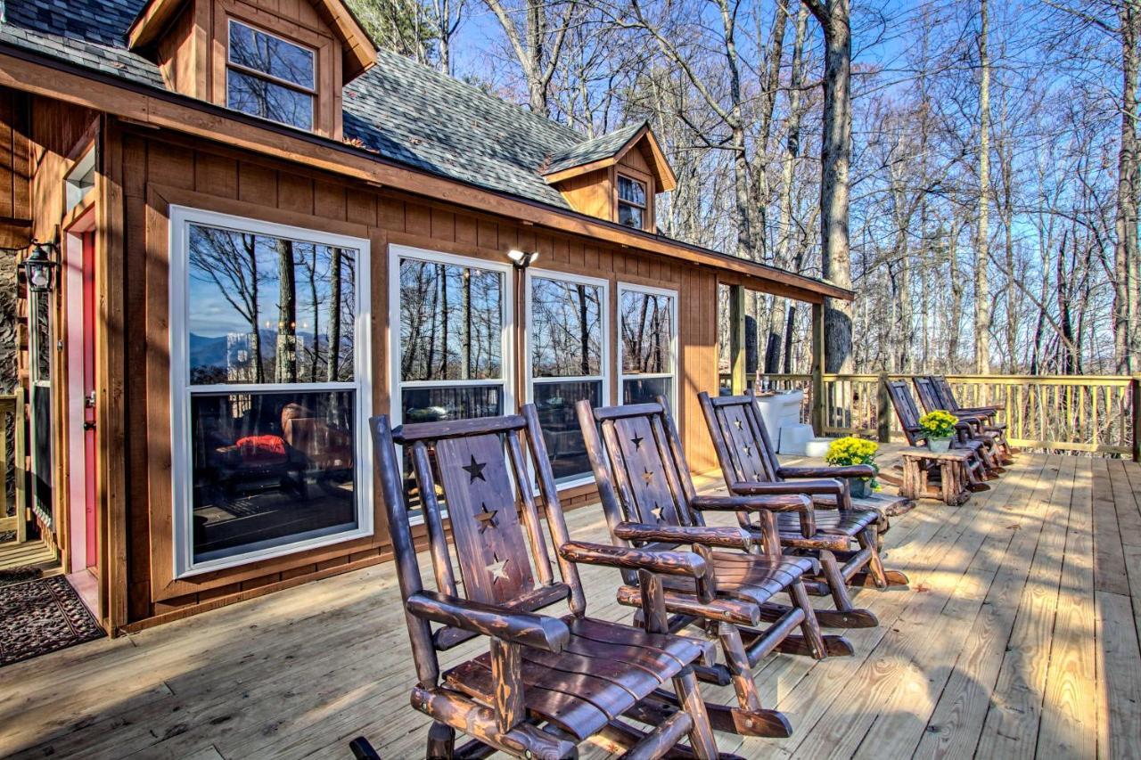 Panoramic-View Gatlinburg Cabin With Private Hot Tub Exteriér fotografie