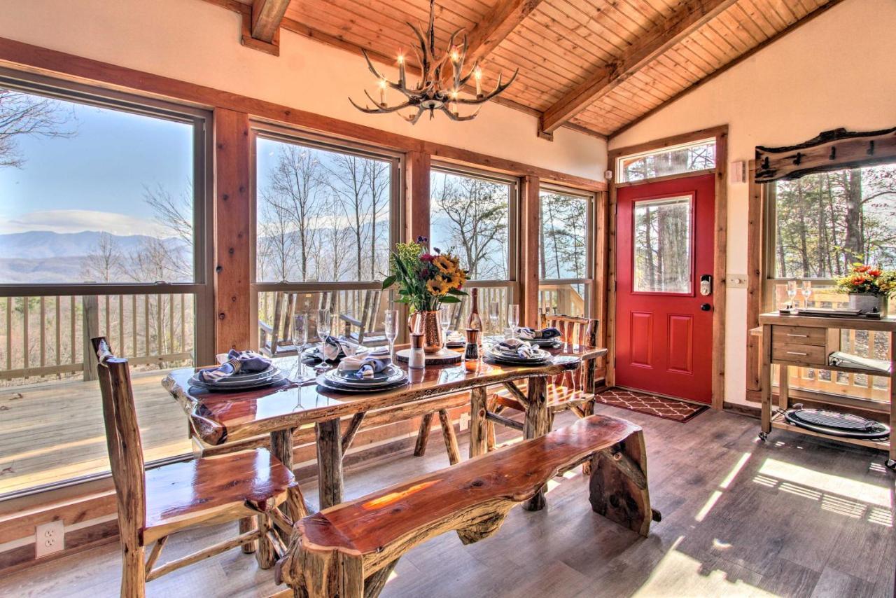Panoramic-View Gatlinburg Cabin With Private Hot Tub Exteriér fotografie