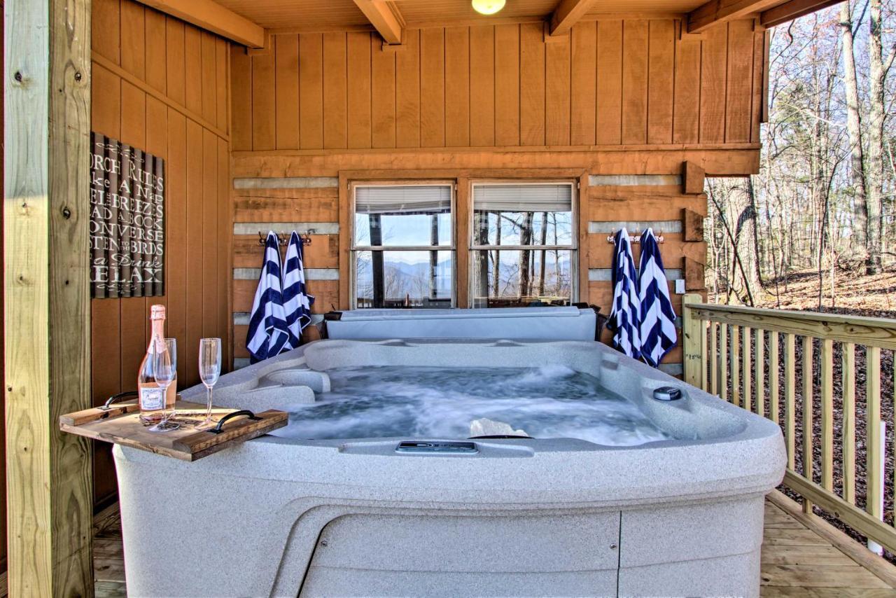 Panoramic-View Gatlinburg Cabin With Private Hot Tub Exteriér fotografie
