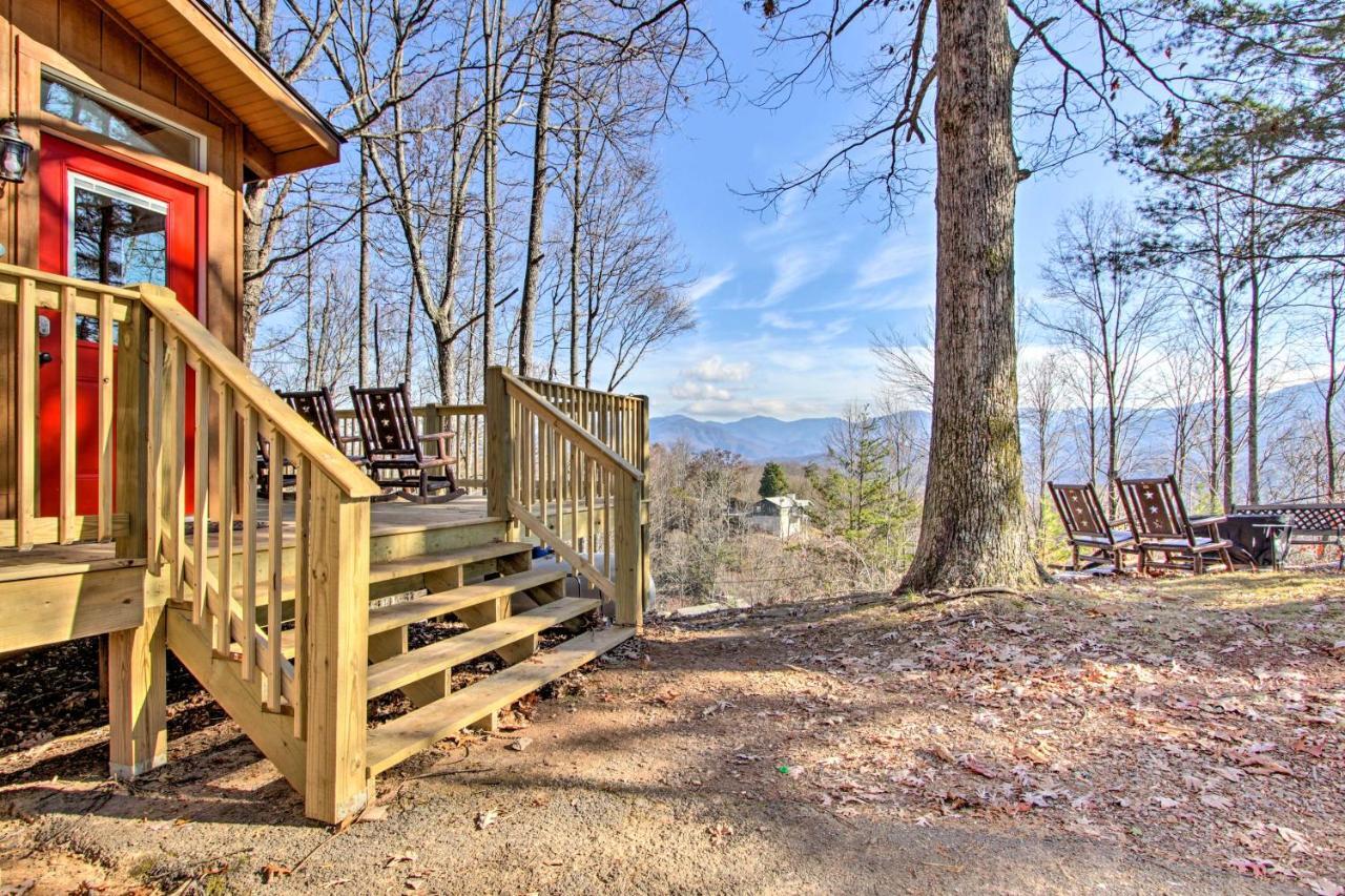 Panoramic-View Gatlinburg Cabin With Private Hot Tub Exteriér fotografie